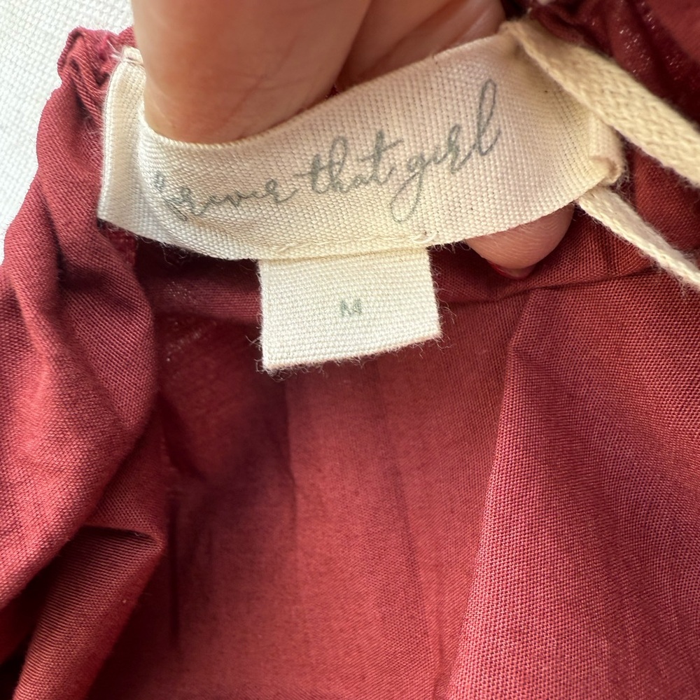 Cut Out Bow Back Rust Dress - Picture 12 of 13